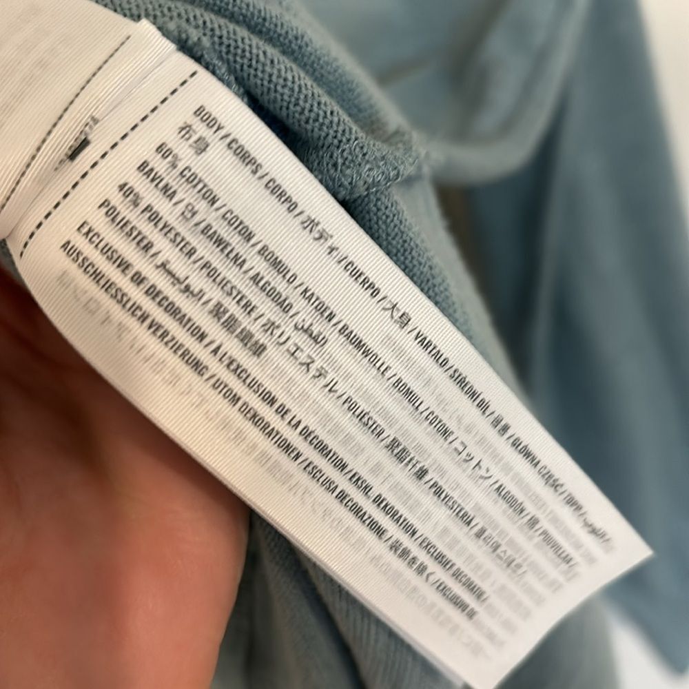 Abercrombie & Fitch soft tee seafoam green size large new with tags - Picture 4 of 4